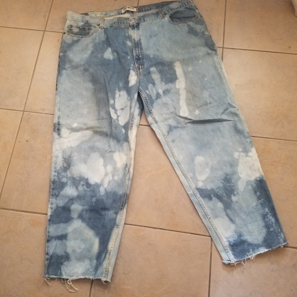 SOLD**Levi's Comfort Fit 560 Acid Wash Jeans 48 30 - Picture 4 of 8